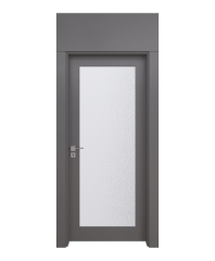 BY-160V Porte intérieure Laqué Vitrée